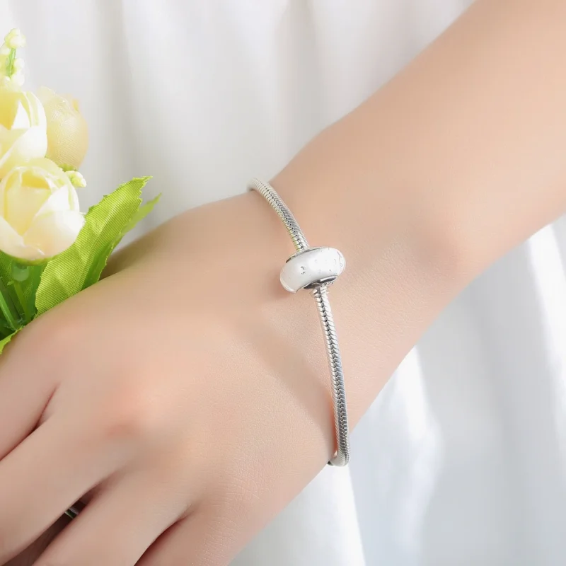 (afbeelding voor) Pandora Style Wit Murano Glas Bedel - SCZ002 - Bekijken 6