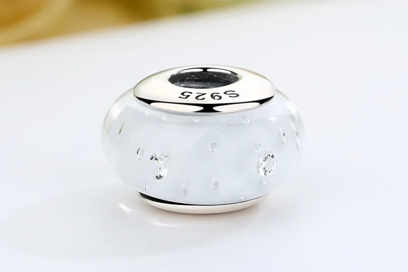 (afbeelding voor) Pandora Style Wit Murano Glas Bedel - SCZ002 - Bekijken 7