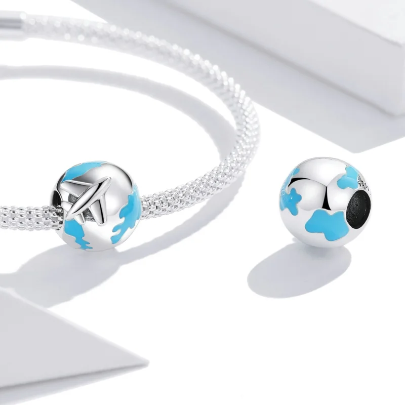 (afbeelding voor) Pandora Style World Travel - Vliegtuig Set Sail Bedel - SCC2026 - Bekijken 4