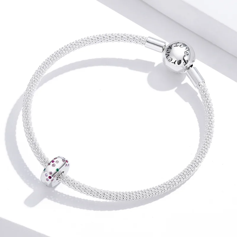 (afbeelding voor) Pandora Style Gecontracteerde bloemen Clip Bedel - BSC245 - Bekijken 4