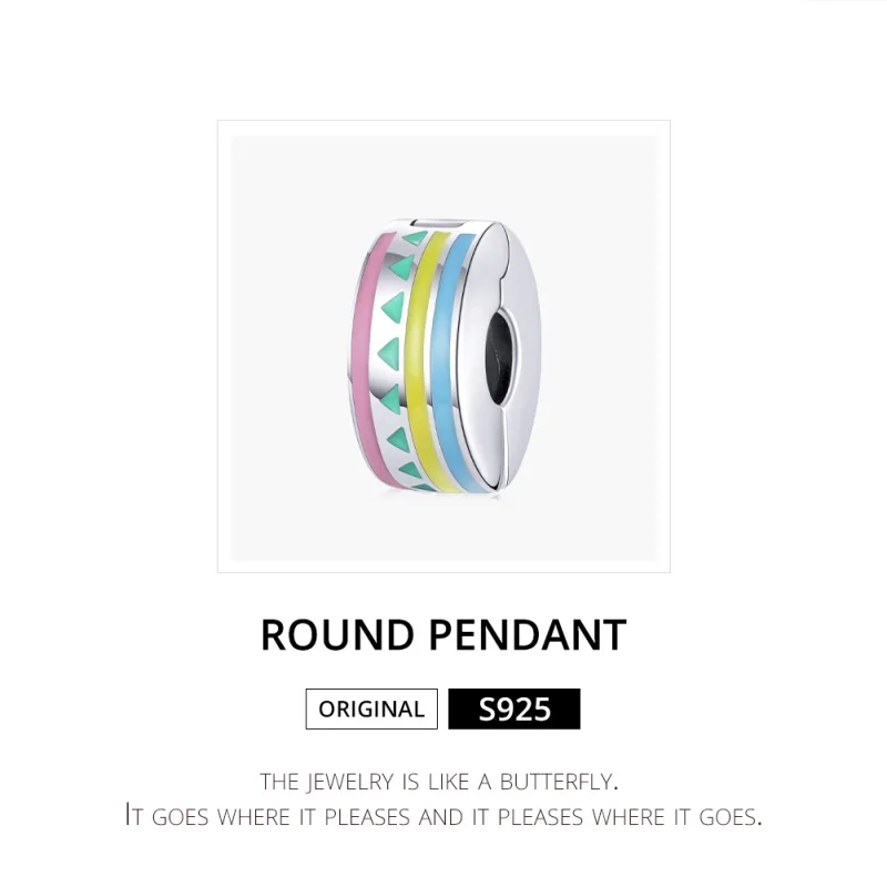 (afbeelding voor) Pandora Style Kleurrijk Clip Bedel - SCC1756 - Bekijken 6