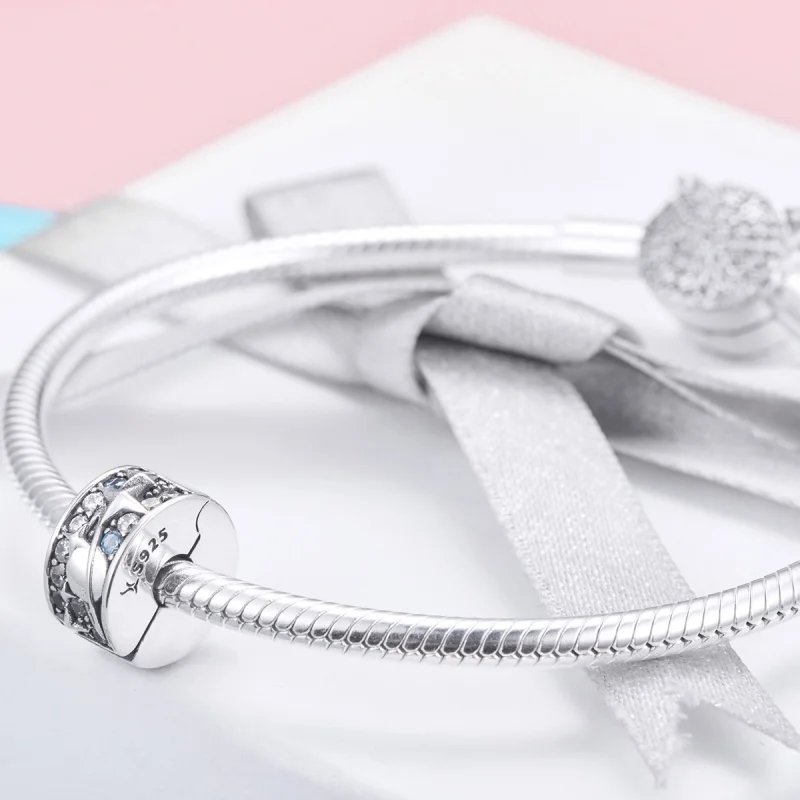 (afbeelding voor) Pandora Style Planeet Clip Bedel - SCC985 - Bekijken 4