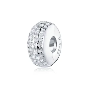 (afbeelding voor) Pandora Style Textuur Clip Bedel - SCC1490