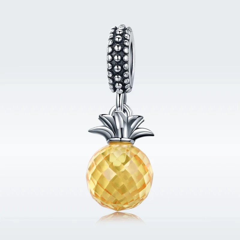 (afbeelding voor) Pandora Style Ananas Hangende Bedel - SCC150 - Bekijken 2