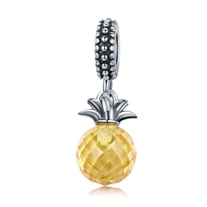 (afbeelding voor) Pandora Style Ananas Hangende Bedel - SCC150