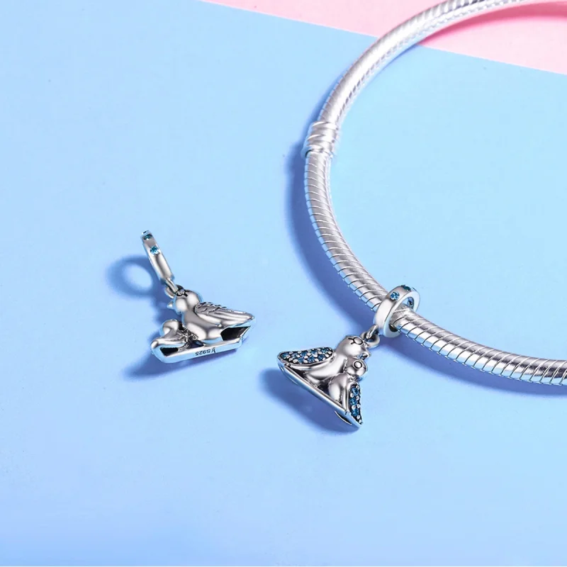 (afbeelding voor) Pandora Style Babyvogel Met Moeder Hangende Bedel - SCC426 - Bekijken 5