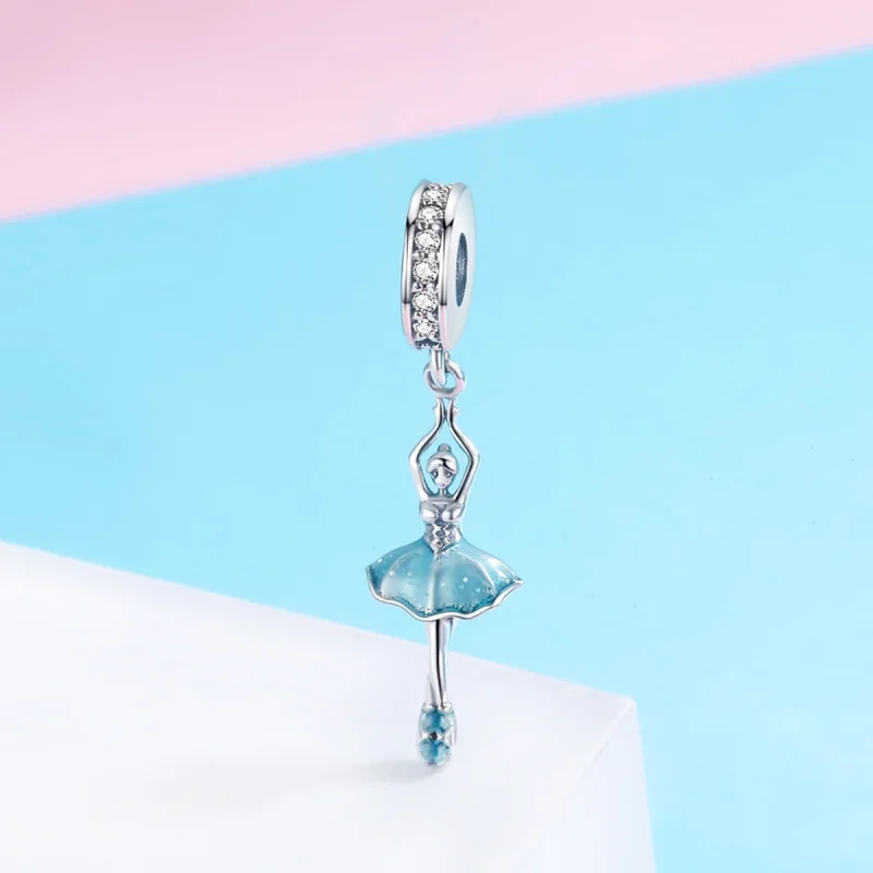 (afbeelding voor) Pandora Style Ballerina Hangende Bedel - SCC514 - Bekijken 3