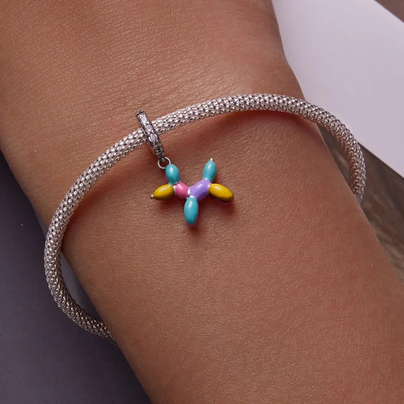 (afbeelding voor) Pandora Style Ballon Puppy Hangende Bedel - SCC2217 - Bekijken 6