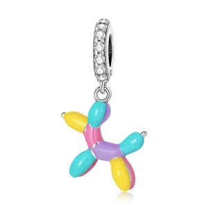 (afbeelding voor) Pandora Style Ballon Puppy Hangende Bedel - SCC2217