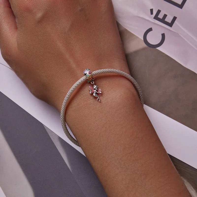 (afbeelding voor) Pandora Style Bloem Elf Hangende Bedel - BSC592 - Bekijken 5