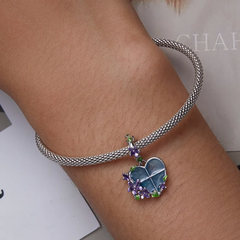 (afbeelding voor) Pandora Style Bloemenvenster Hangende Bedel - SCC2323 - Bekijken 6