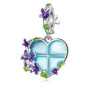 (afbeelding voor) Pandora Style Bloemenvenster Hangende Bedel - SCC2323