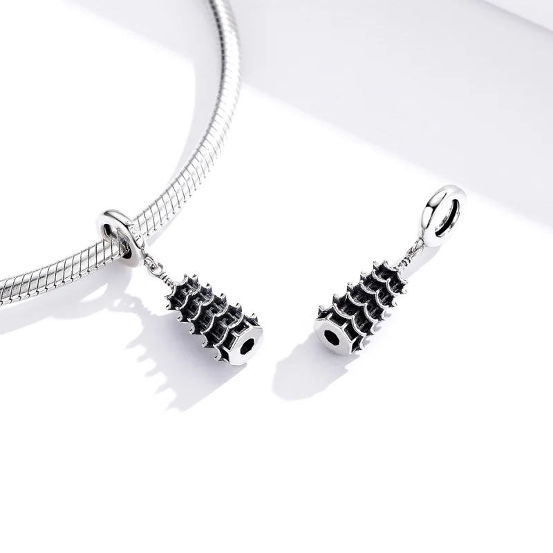 (afbeelding voor) Pandora Style Chinese Toren Hangende Bedel - SCC1544 - Bekijken 3