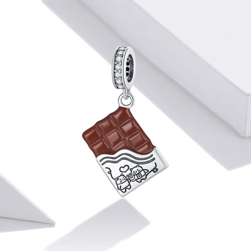 (afbeelding voor) Pandora Style Chocolade liefde Hangende Bedel - SCC1782 - Bekijken 2