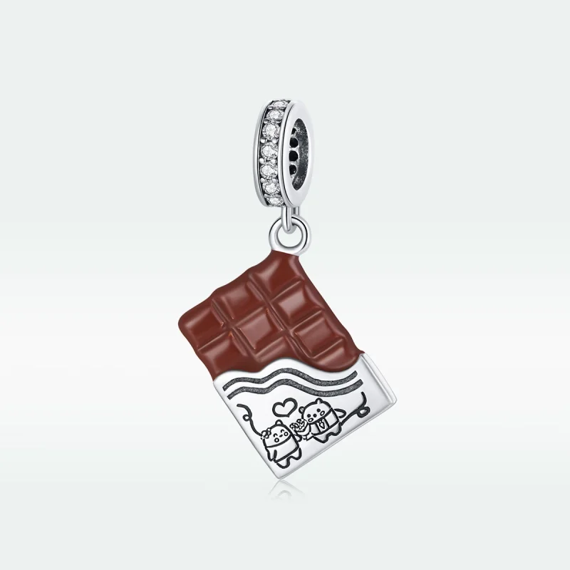 (afbeelding voor) Pandora Style Chocolade liefde Hangende Bedel - SCC1782 - Bekijken 5
