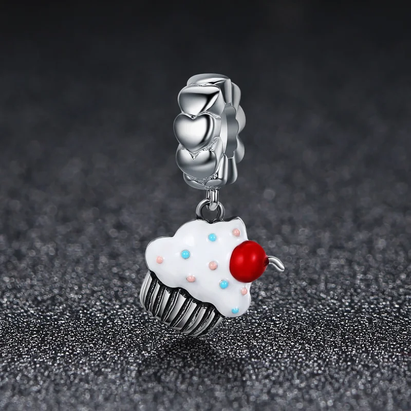 (afbeelding voor) Pandora Style Cupcakes Hangende Bedel - SCC350 - Bekijken 2