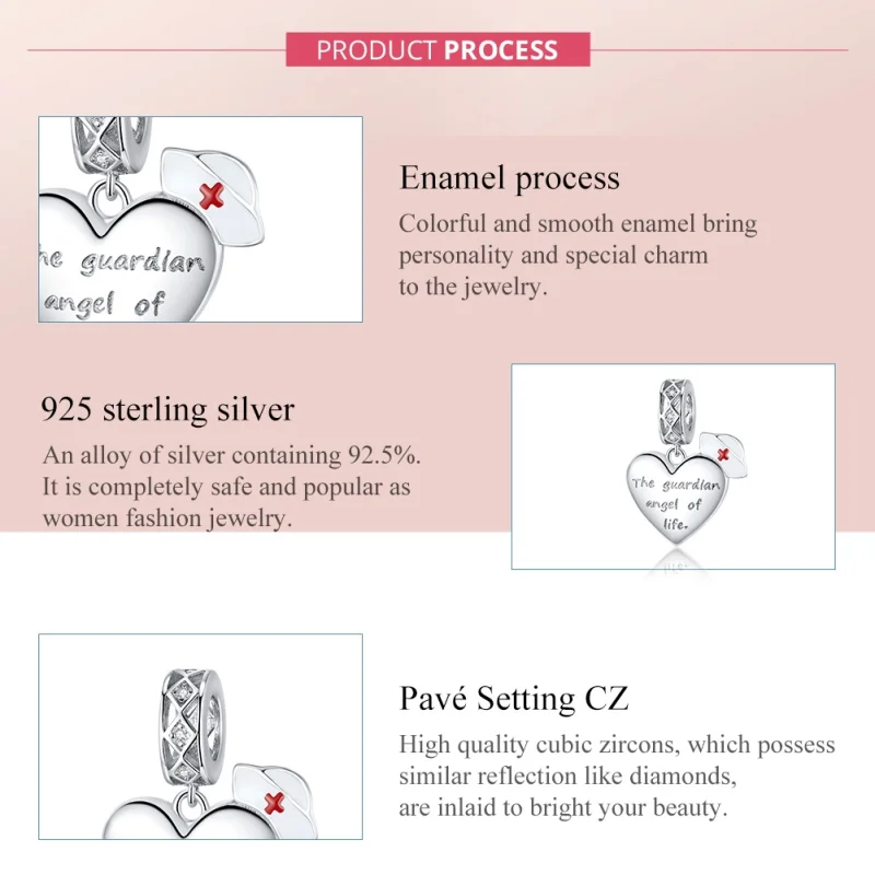 (afbeelding voor) Pandora Style De beschermengel van het leven Hangende Bedel - BSC307 - Bekijken 7