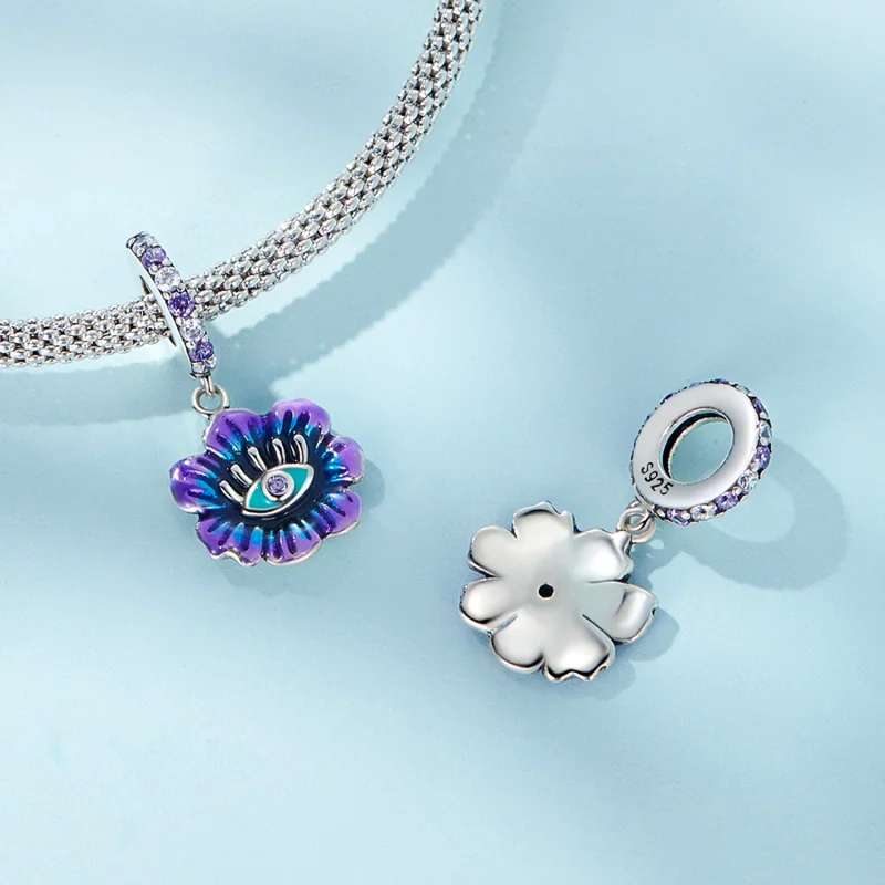 (afbeelding voor) Pandora Style Duivel Bloem Hangende Bedel - SCC2373 - Bekijken 4