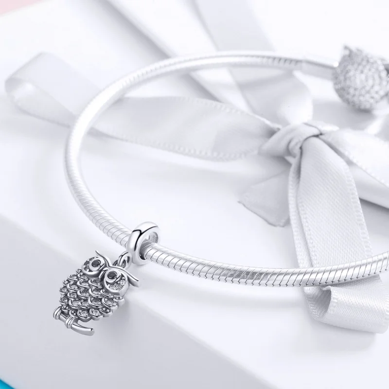 (afbeelding voor) Pandora Style Een ontluikende uil Hangende Bedel - SCC949 - Bekijken 3