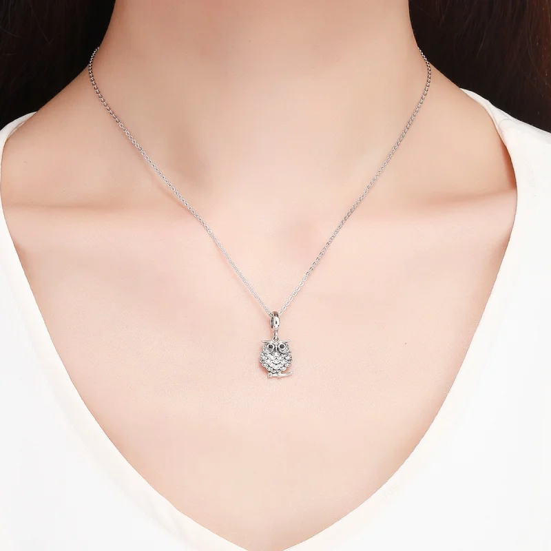 (afbeelding voor) Pandora Style Een ontluikende uil Hangende Bedel - SCC949 - Bekijken 5