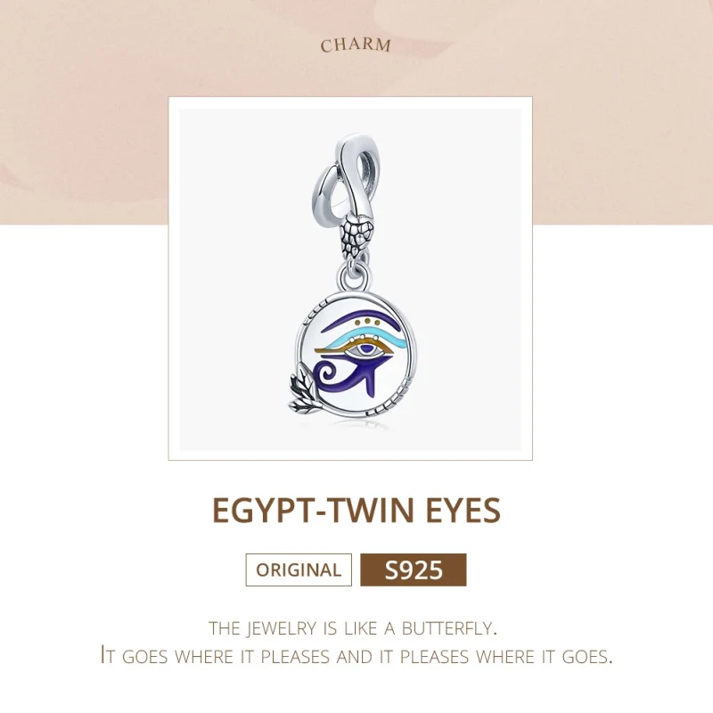 (afbeelding voor) Pandora Style Egypte - Tweelingogen Hangende Bedel - SCC1857 - Bekijken 6