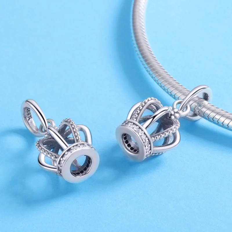 (afbeelding voor) Pandora Style Elegante kroon Hangende Bedel - SCC781 - Bekijken 4