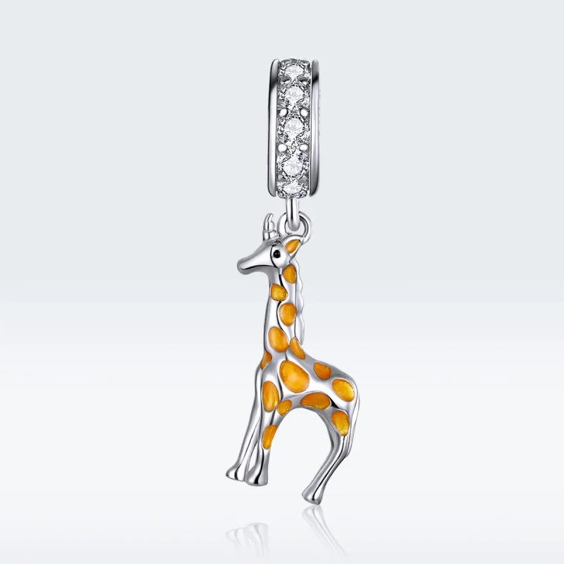 (afbeelding voor) Pandora Style Giraffe Hangende Bedel - BSC258 - Bekijken 5