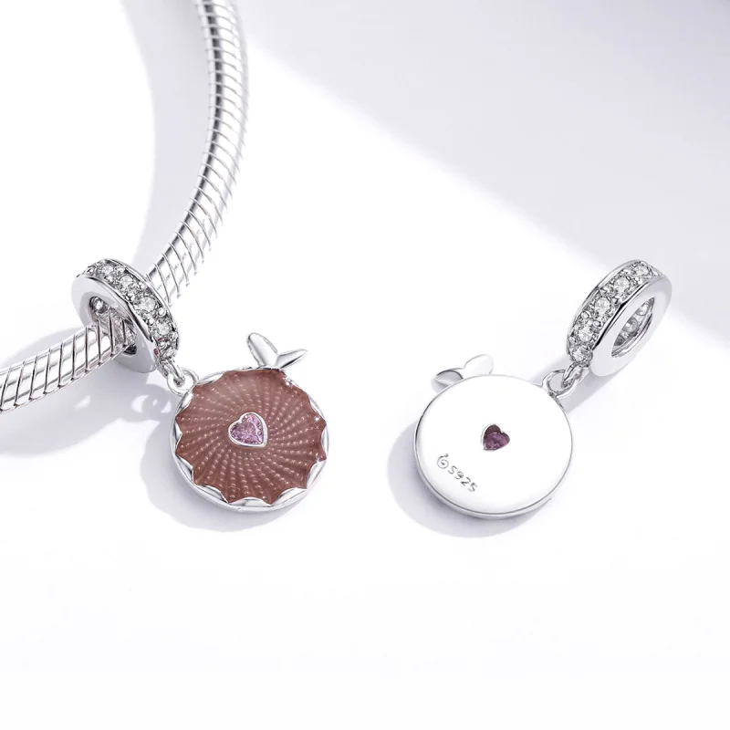 (afbeelding voor) Pandora Style Glanzende bloemen Hangende Bedel - BSC290 - Bekijken 2