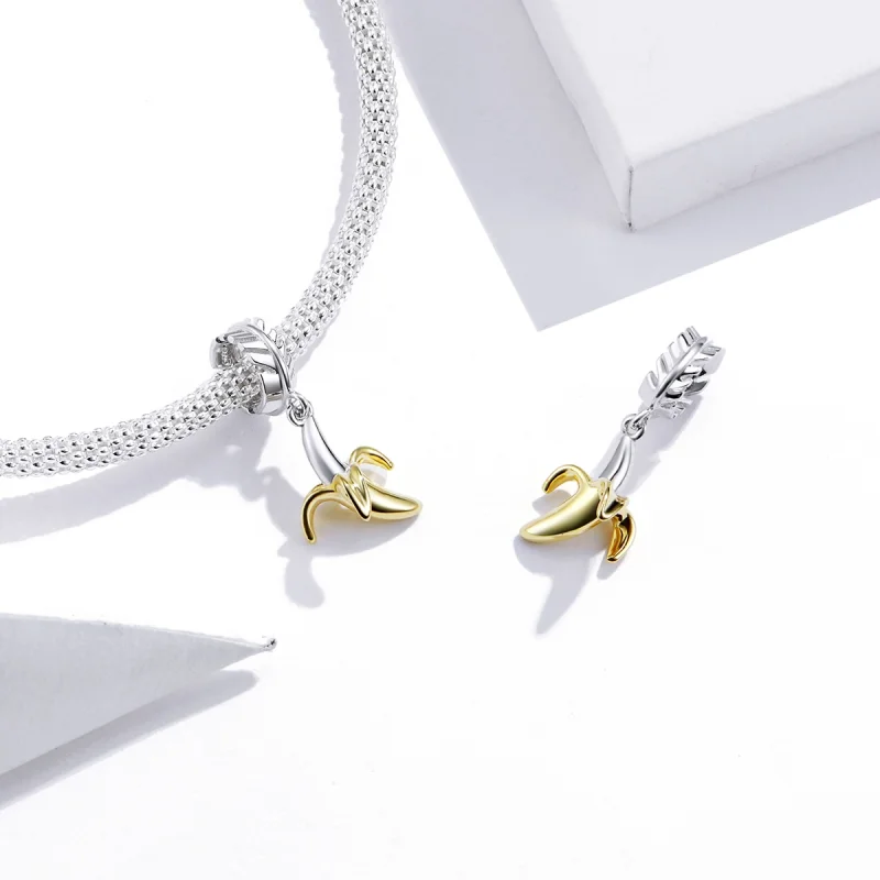 (afbeelding voor) Pandora Style Heerlijke banaan Hangende Bedel - SCC1592 - Bekijken 3