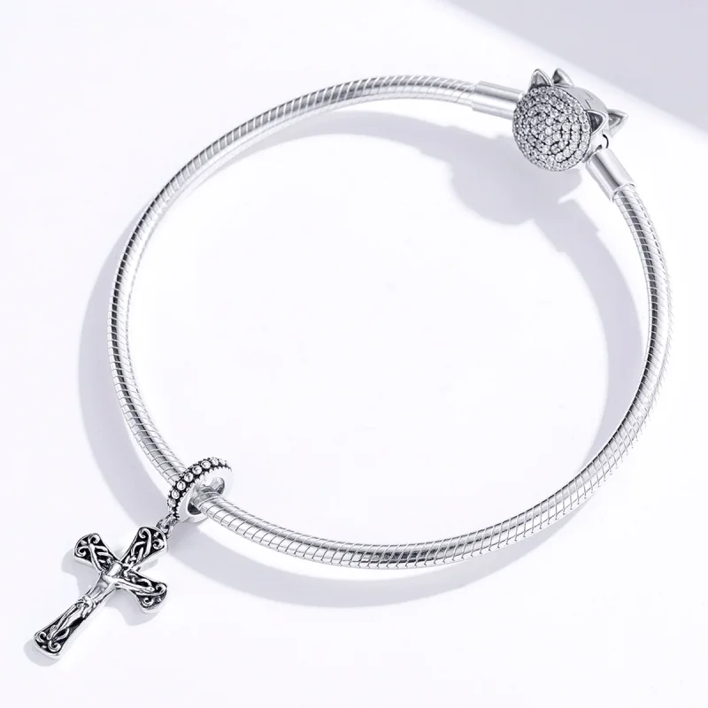 (afbeelding voor) Pandora Style Het kruis van Jezus Hangende Bedel - SCC1407 - Bekijken 3