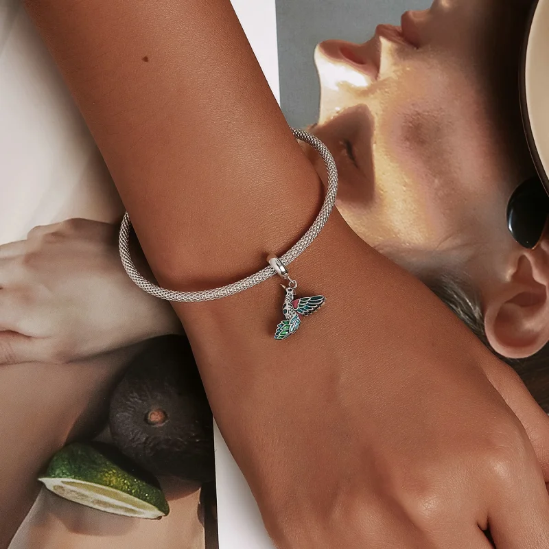 (afbeelding voor) Pandora Style Ijsvogel Hangende Bedel - SCC2126 - Bekijken 5