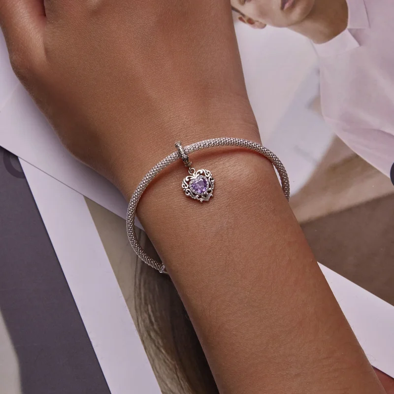 (afbeelding voor) Pandora Style Klassieke Liefde Hangende Bedel - SCC2181 - Bekijken 5