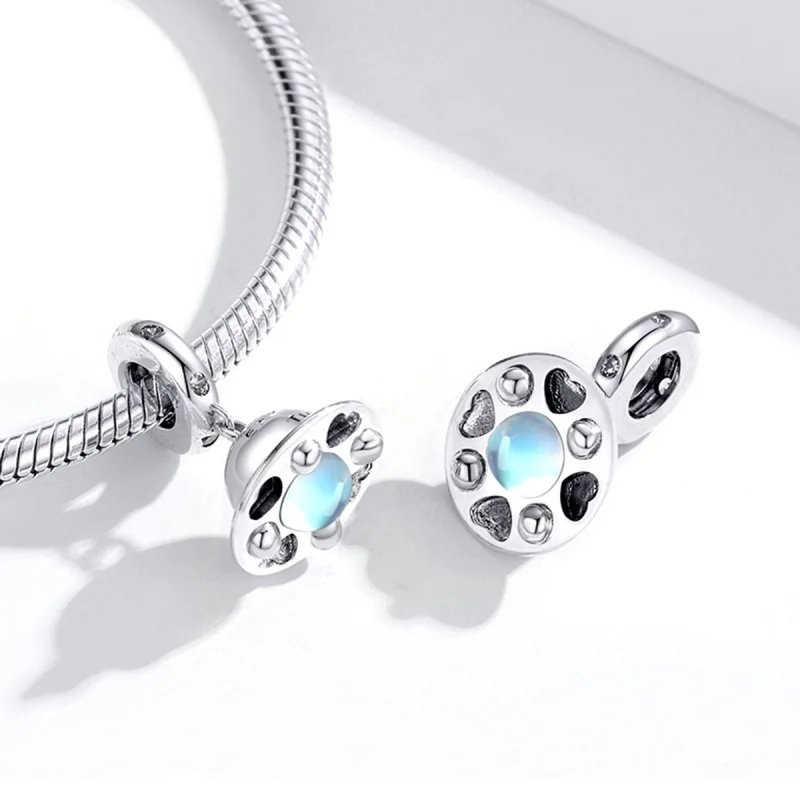 (afbeelding voor) Pandora Style Klein ruimteschip Hangende Bedel - SCC1696 - Bekijken 4