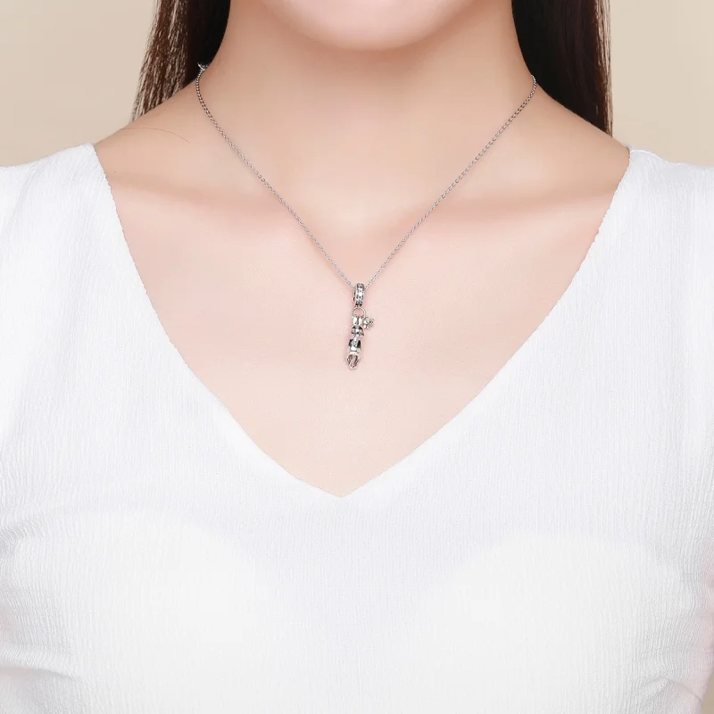 (afbeelding voor) Pandora Style Kleverige kat Hangende Bedel - SCC930 - Bekijken 5