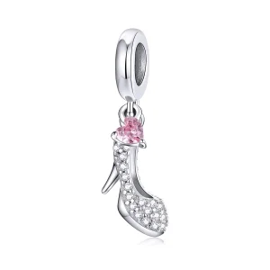 (afbeelding voor) Pandora Style Kristal Slipper Hangende Bedel - BSC411