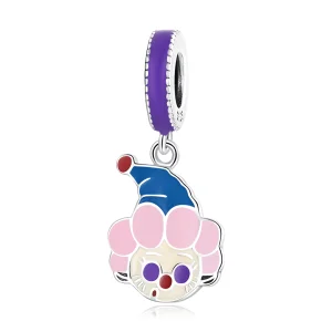 (afbeelding voor) Pandora Style Leuke Clown Hangende Bedel - SCC2236