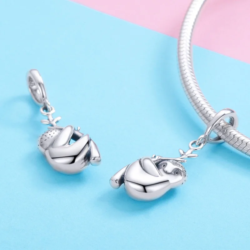 (afbeelding voor) Pandora Style Leuke Luiaard Hangende Bedel - SCC866 - Bekijken 3