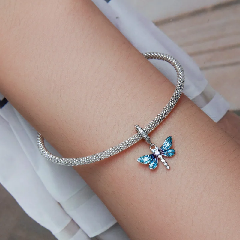 (afbeelding voor) Pandora Style Libel Hangende Bedel - BSC665 - Bekijken 5