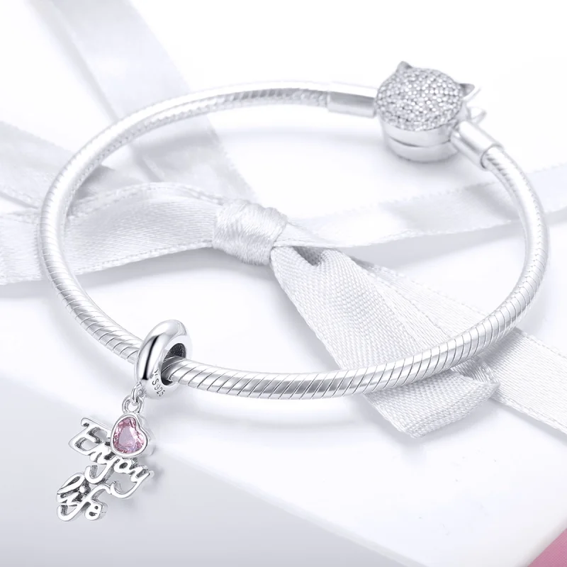 (afbeelding voor) Pandora Style Liefdesengel Hangende Bedel - SCC907 - Bekijken 2