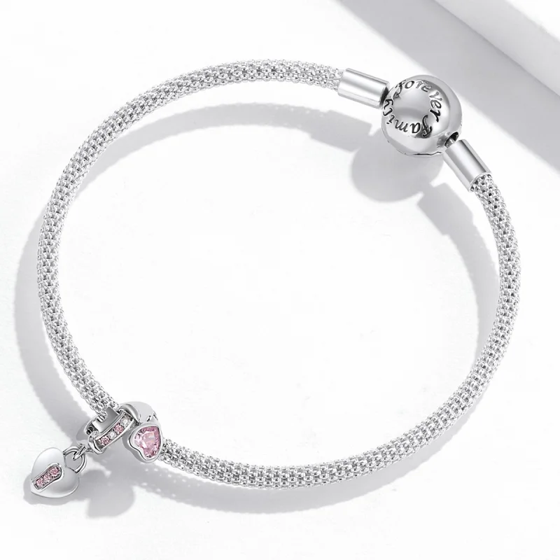 (afbeelding voor) Pandora Style Liefdesslot Hangende Bedel - SCC2124 - Bekijken 3