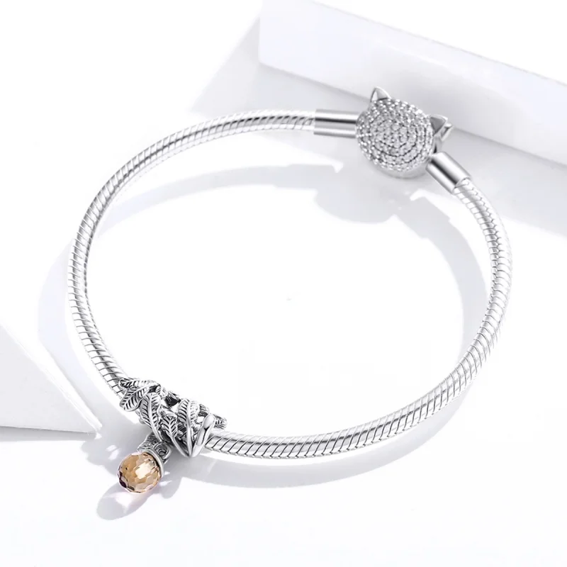 (afbeelding voor) Pandora Style Lucky Dennenappel Hangende Bedel - BSC336 - Bekijken 3