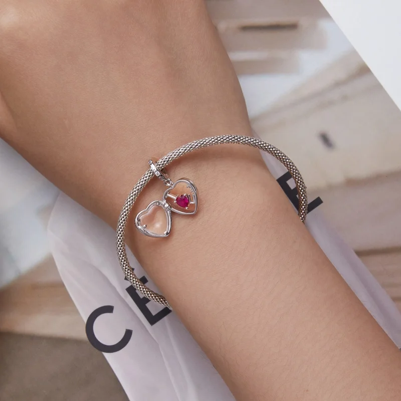 (afbeelding voor) Pandora Style Medaillon Ik hou van je Hangende Bedel - BSC681 - Bekijken 6