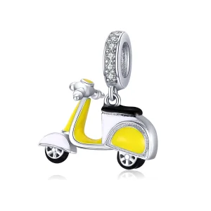 (afbeelding voor) Pandora Style Motorfiets Hangende Bedel - BSC136