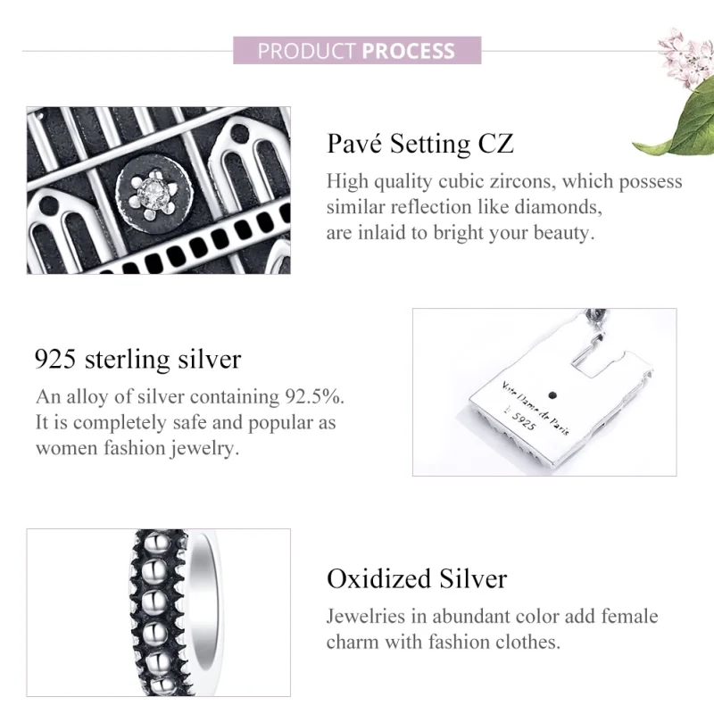 (afbeelding voor) Pandora Style Motre Dame De Paris Hangende Bedel - SCC1328 - Bekijken 8