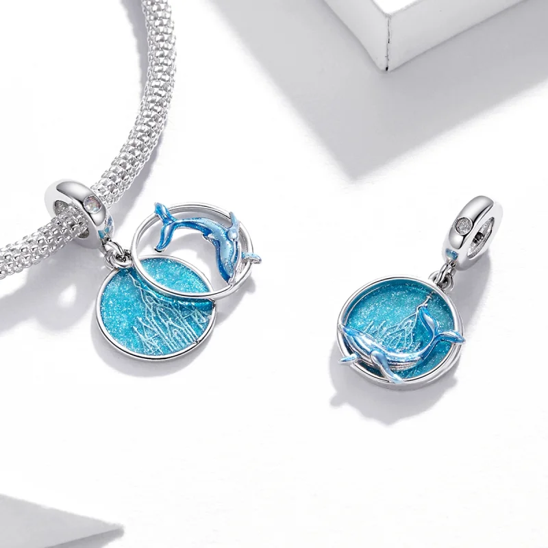 (afbeelding voor) Pandora Style Onderwater walvis Hangende Bedel - BSC434 - Bekijken 4