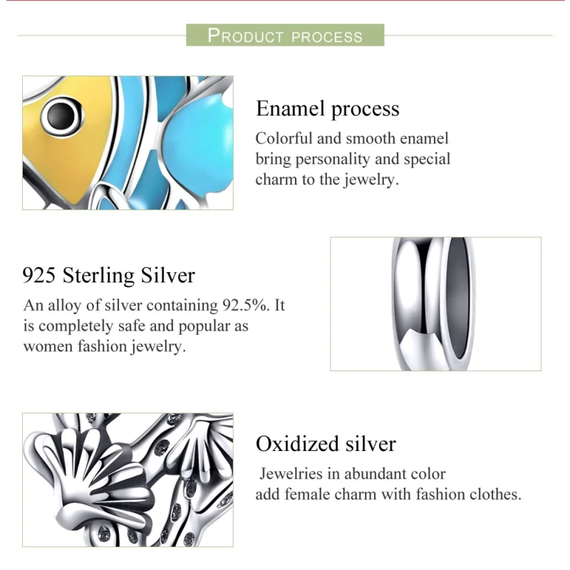 (afbeelding voor) Pandora Style Onderwaterwereld Hangende Bedel - SCC959 - Bekijken 7