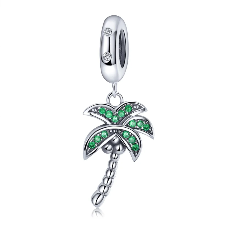 (afbeelding voor) Pandora Style Palmboom Hangende Bedel - SCC697