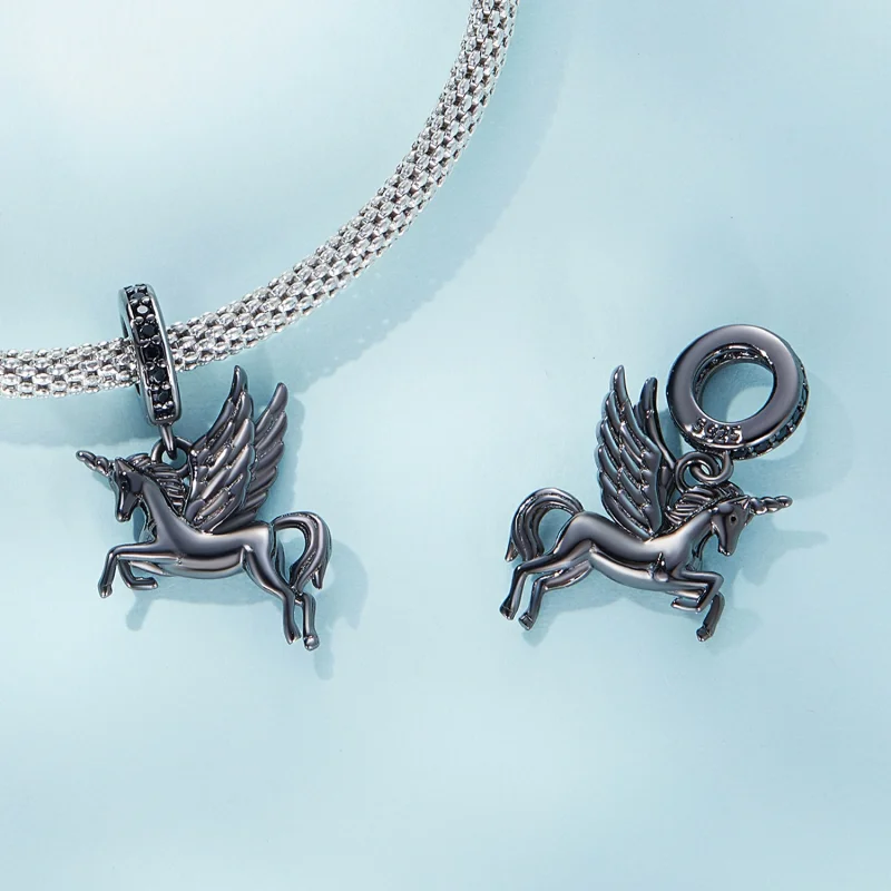 (afbeelding voor) Pandora Style Pegasus Hangende Bedel - SCC2389 - Bekijken 4