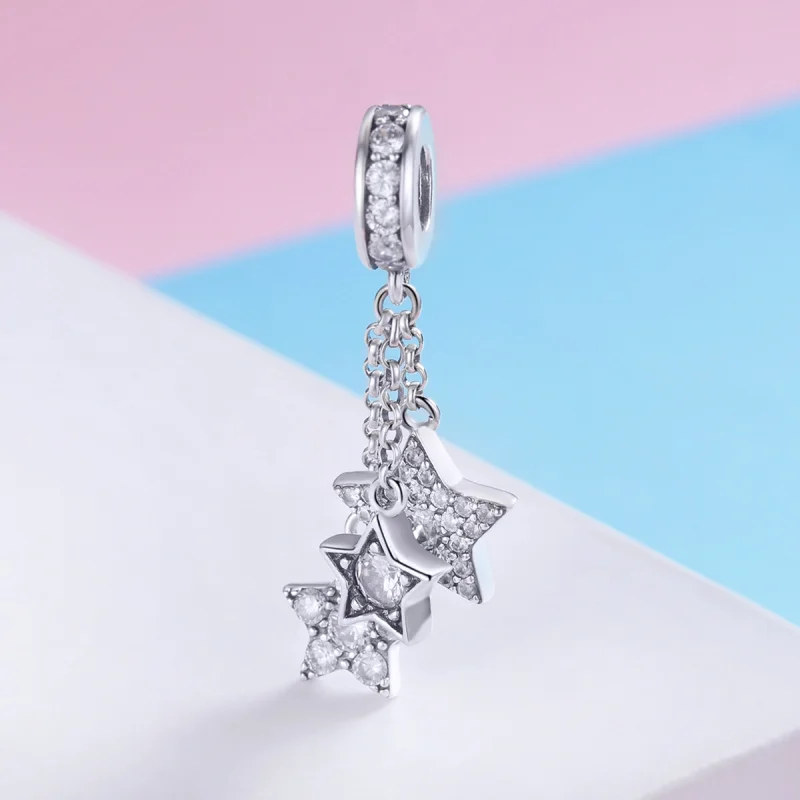 (afbeelding voor) Pandora Style Pentagrammen Hangende Bedel - SCC881 - Bekijken 2