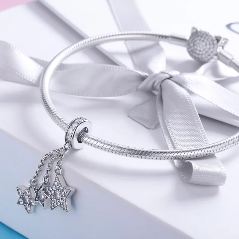 (afbeelding voor) Pandora Style Pentagrammen Hangende Bedel - SCC881 - Bekijken 3